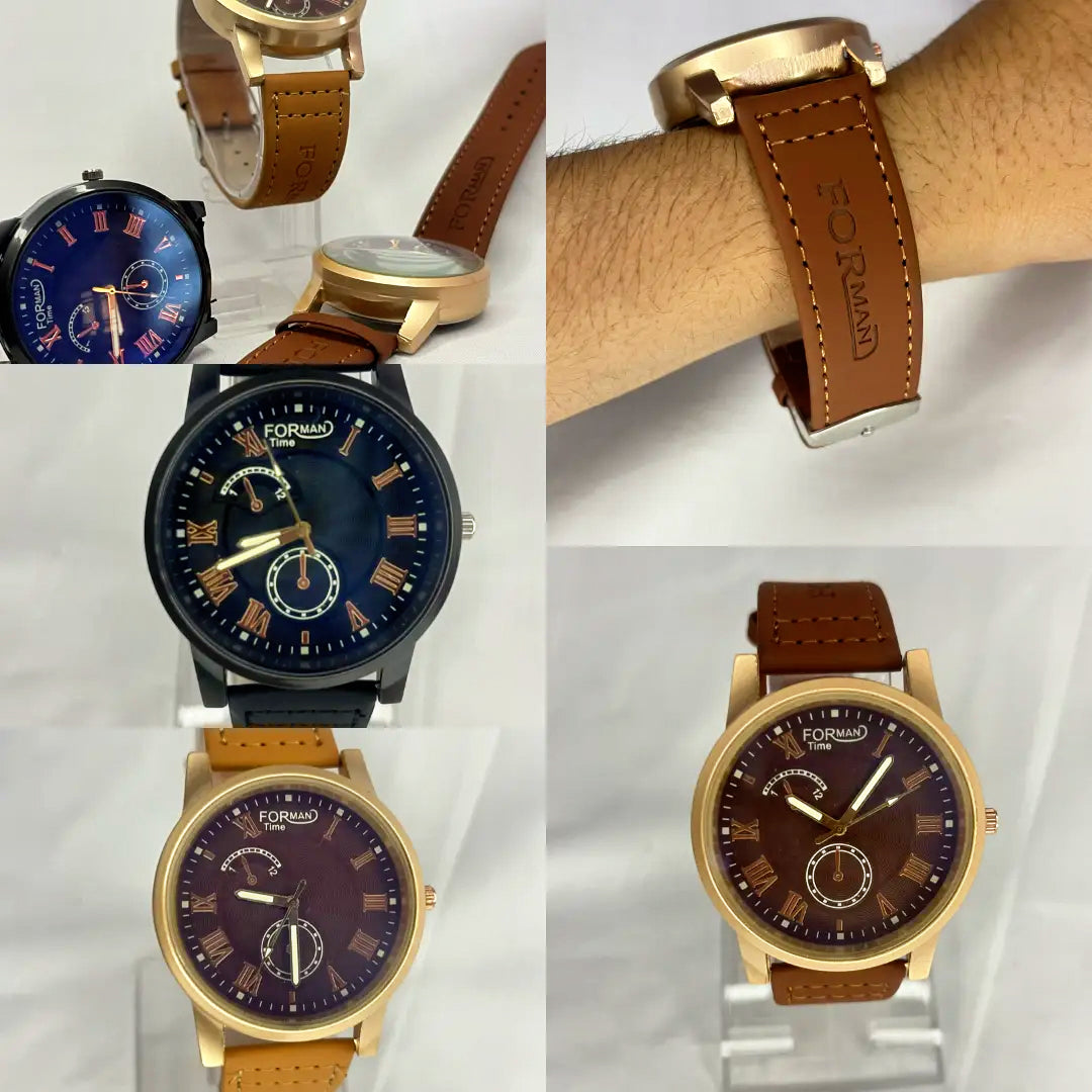 Forman Time premium Lrather Watch