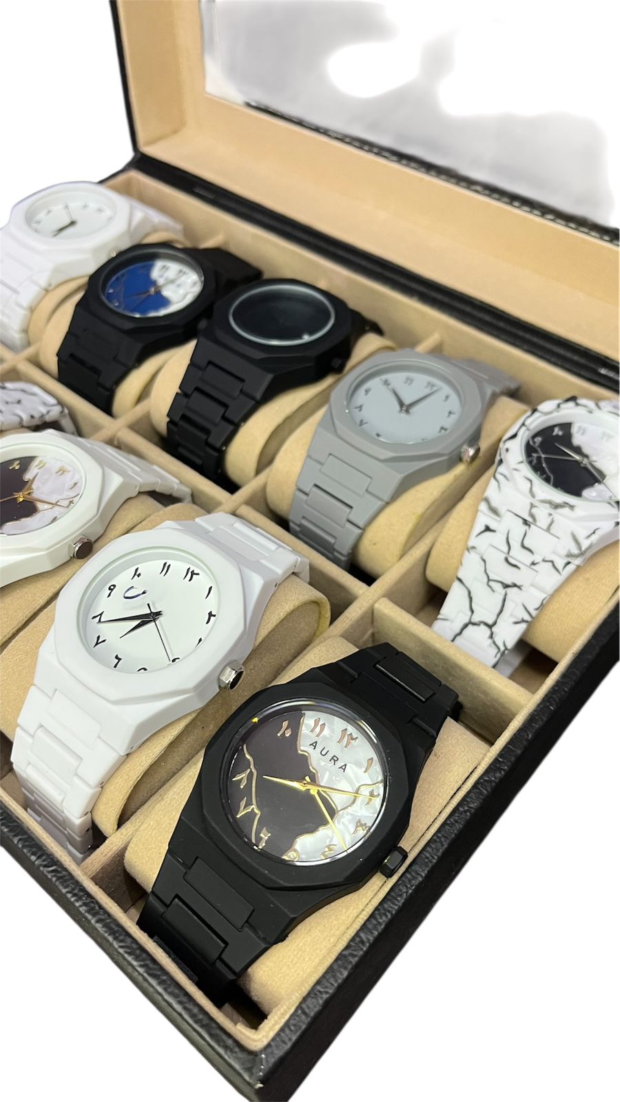 White Luxe Octa Series – Premium Stylish Analog Watch