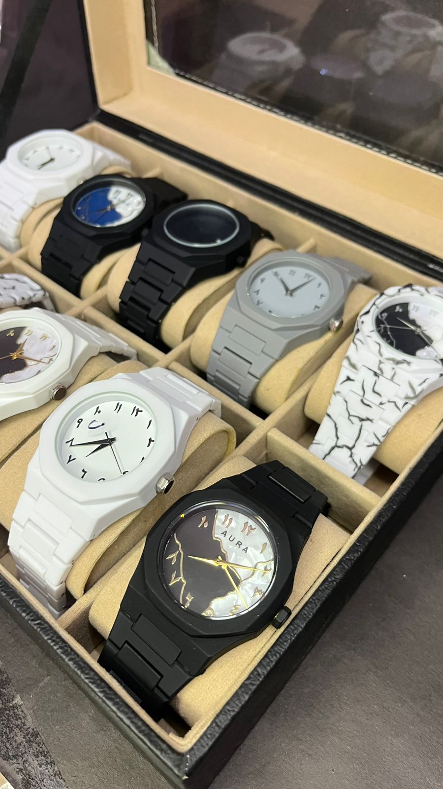 White Luxe Octa Series – Premium Stylish Analog Watch